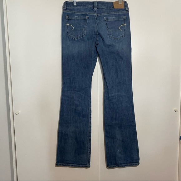 American Eagle outfitter women's wide leg  boyfriend jeans size 8long - Picture 2 of 12